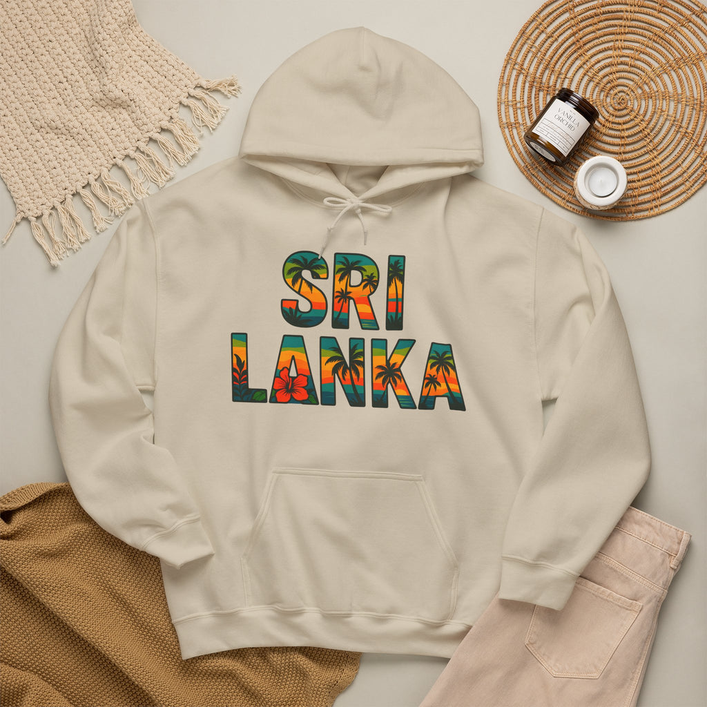 Sri Lanka Tropical Graphic Hoodie | Unisex Heritage Gift