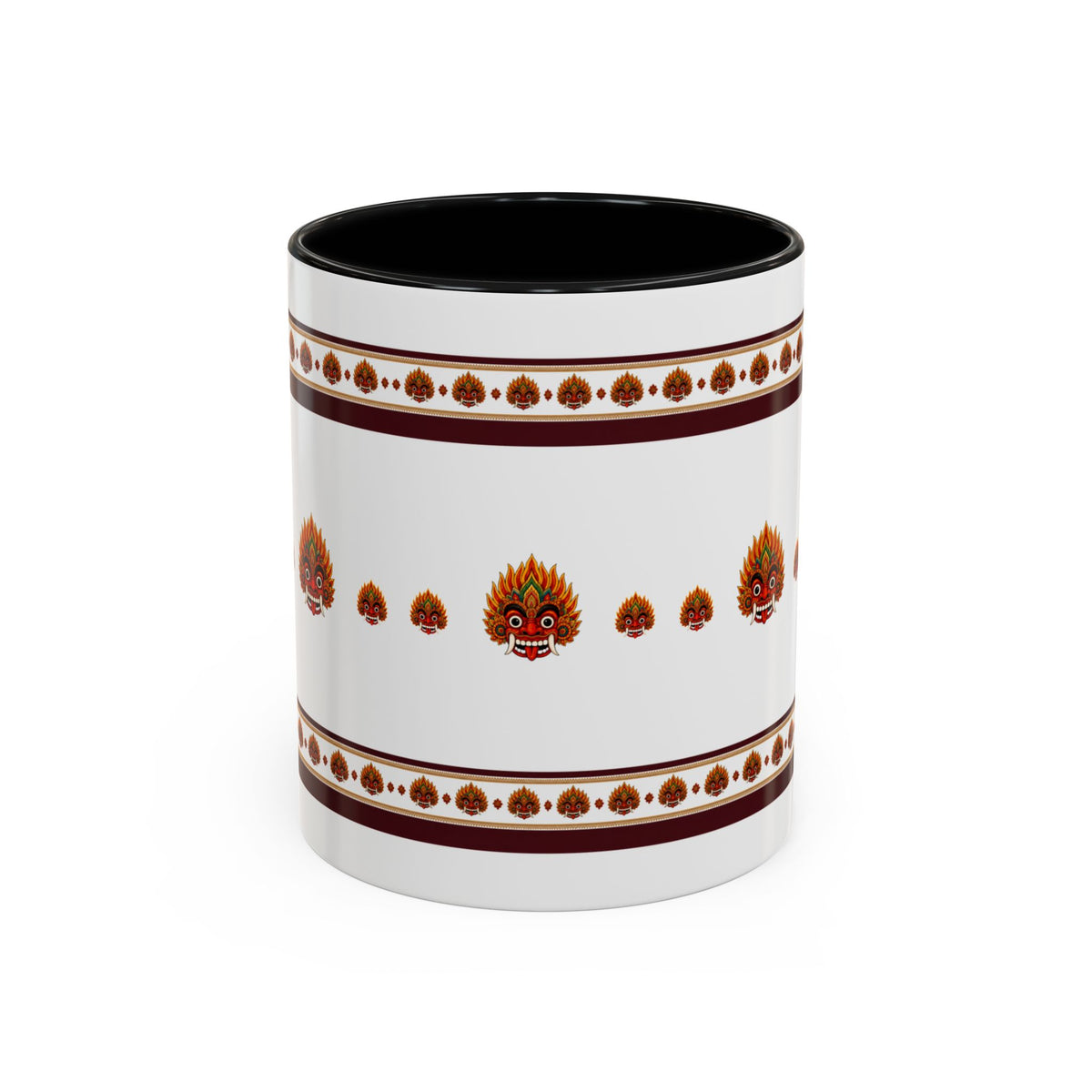 Raksha Mask Accent Coffee Mug Sri Lankan Design