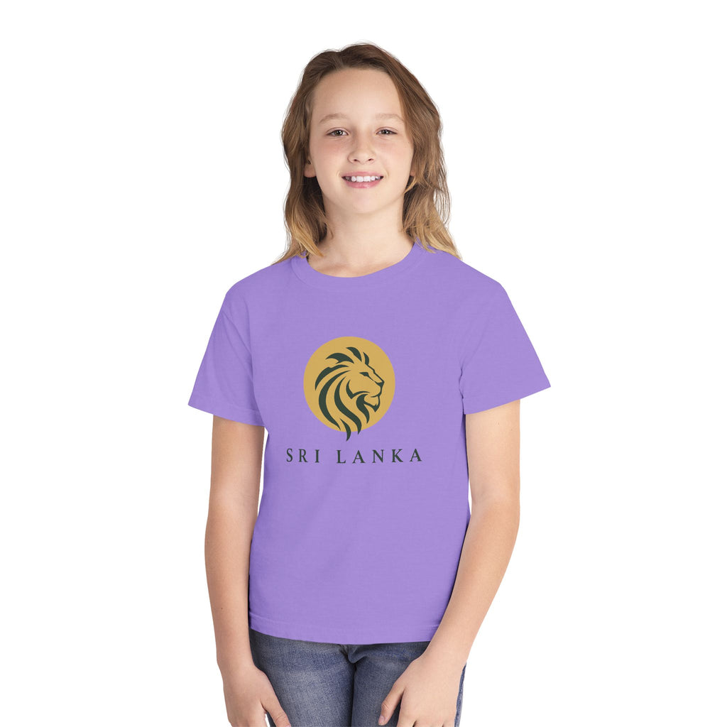 Sri Lanka Lion Kids’ T-Shirt | Garment-Dyed Cotton