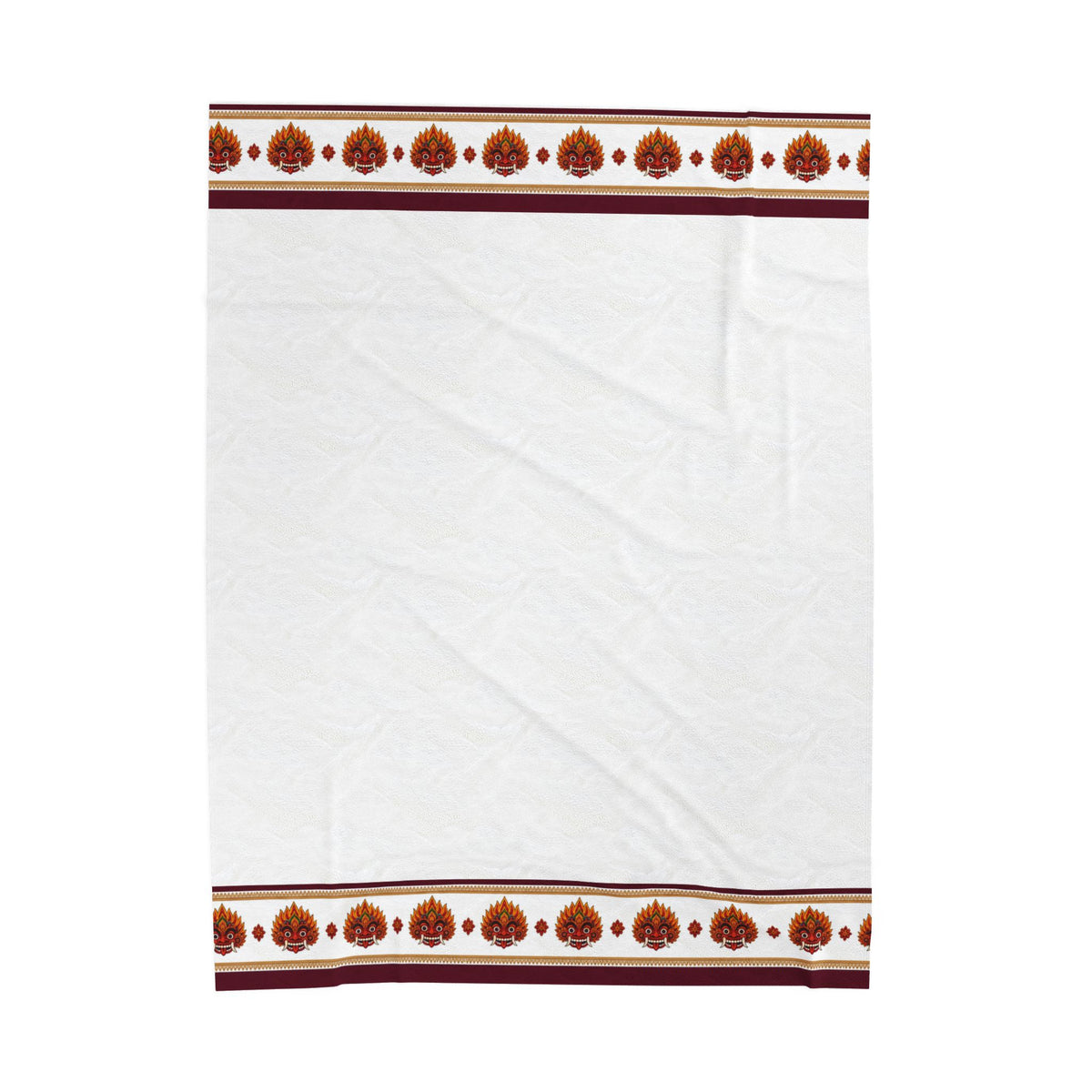 Raksha Mask Blanket Velveteen Plush