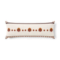 Raksha Mask Lumbar Pillow Cover Sri Lankan Devil Dance Long Decorative Cushion