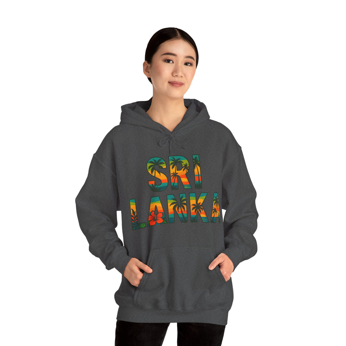 Sri Lanka Tropical Graphic Hoodie | Unisex Heritage Gift