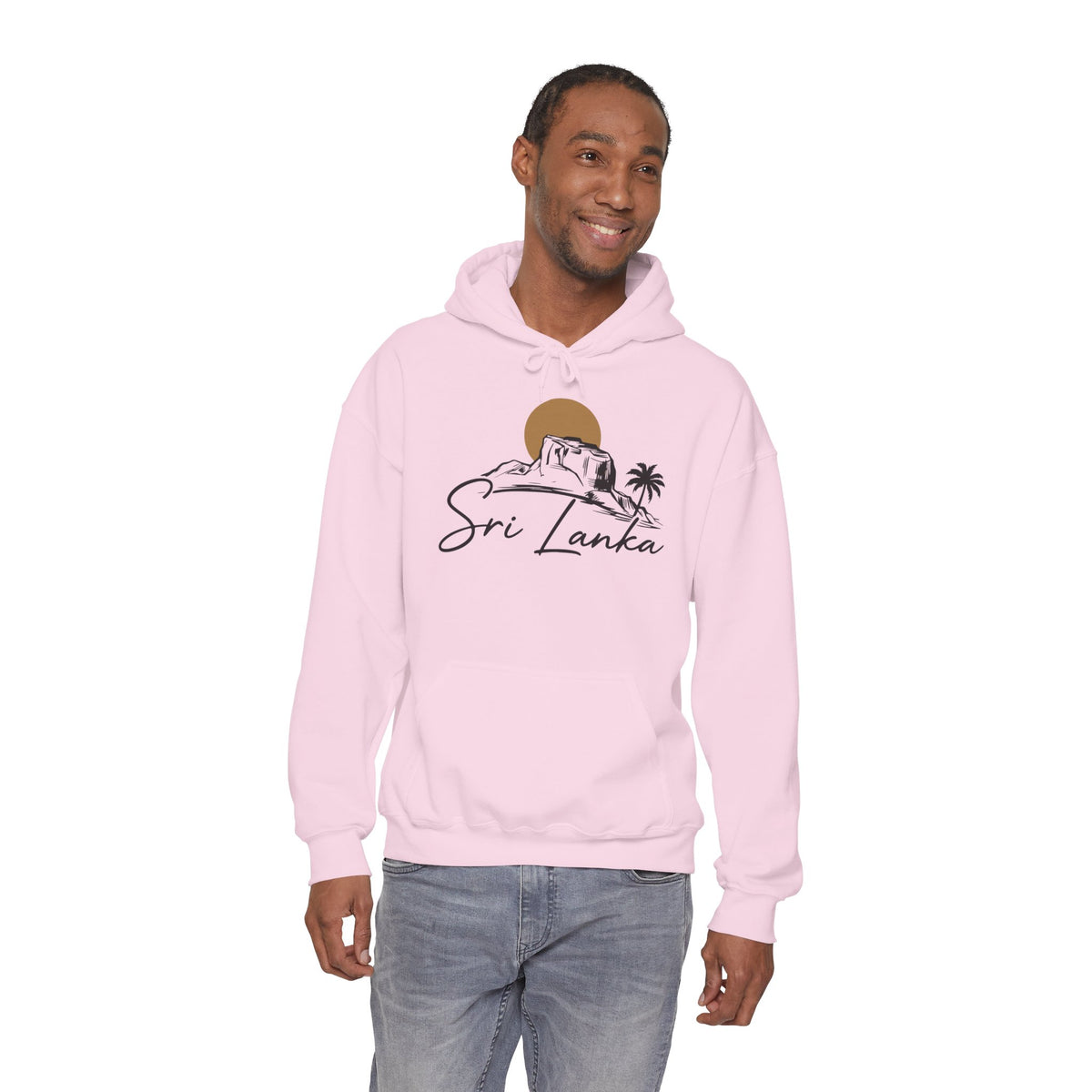 Sri Lanka Sunset Unisex Hoodie Palm Tree Beach Sweatshirt