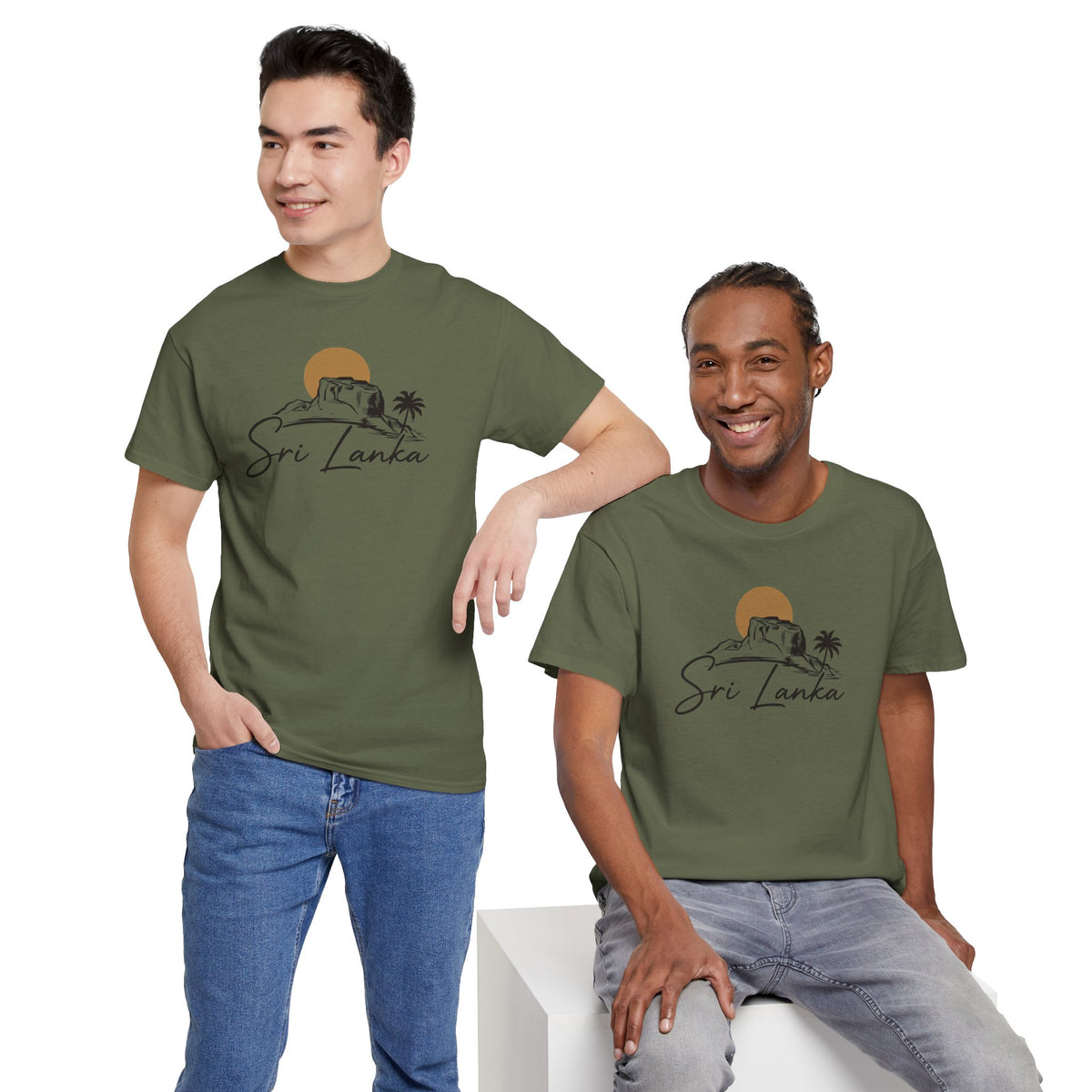 Sri Lanka Unisex T-Shirt  Coastal Travel Souvenir