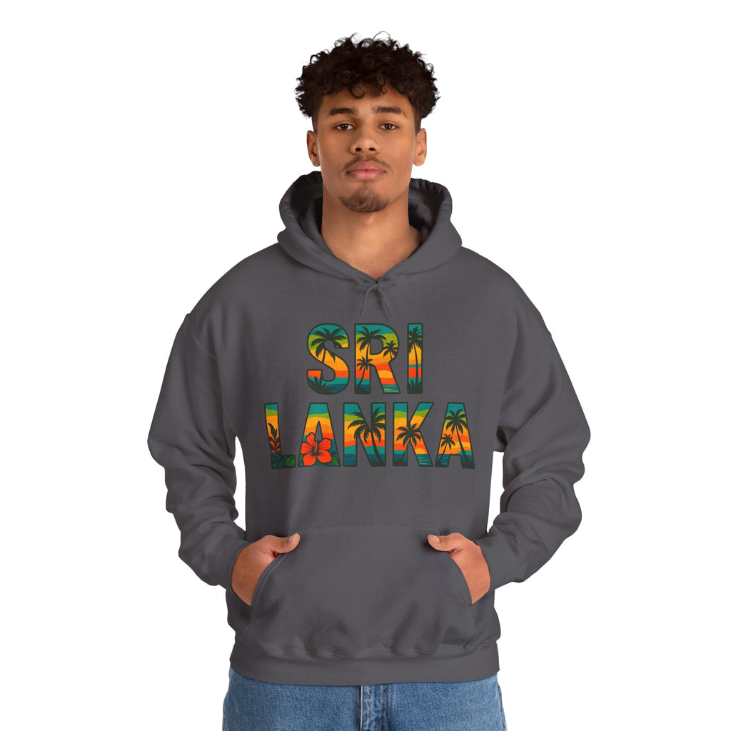 Sri Lanka Tropical Graphic Hoodie | Unisex Heritage Gift