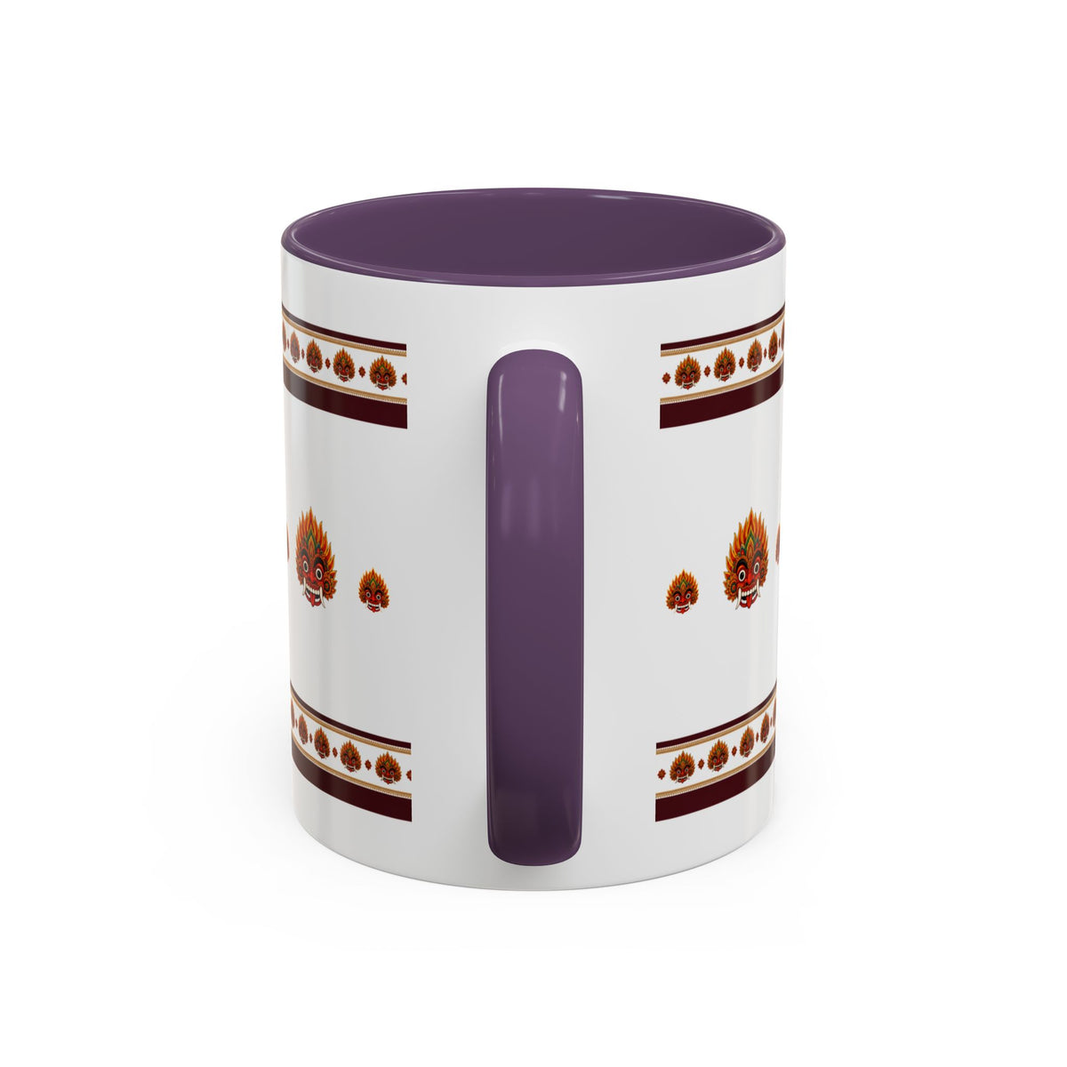 Raksha Mask Accent Coffee Mug Sri Lankan Design
