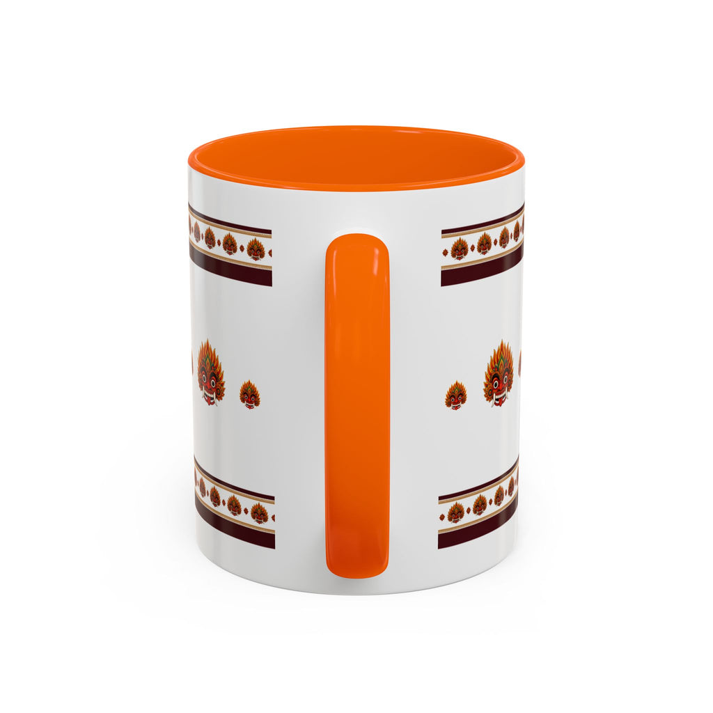 Raksha Mask Accent Coffee Mug Sri Lankan Design