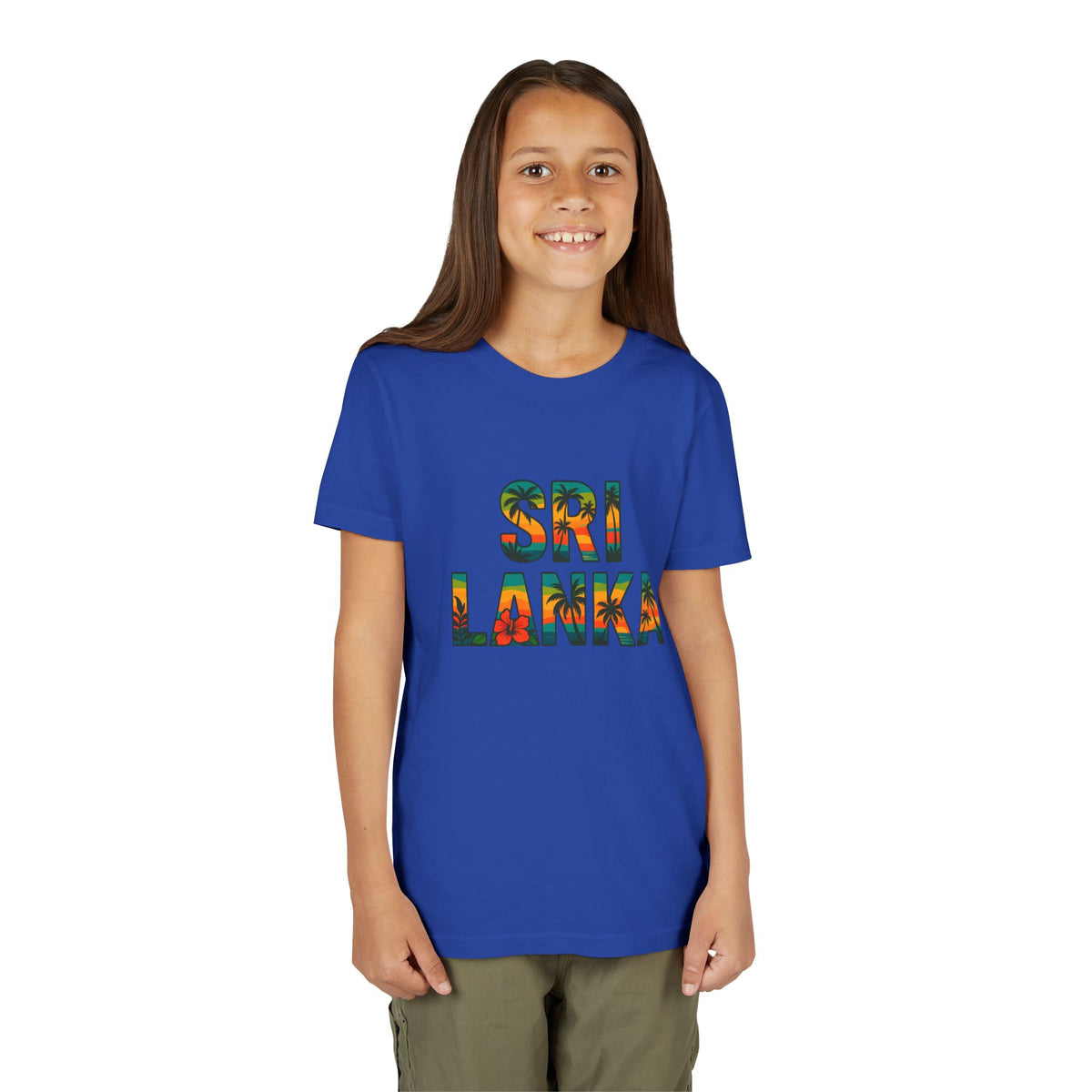 Sri Lanka Tropical Youth T-Shirt | Kids’ Heritage Gift