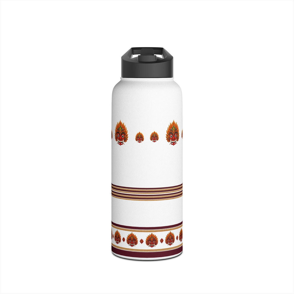 Raksha Mask Stainless Steel Water Bottle  Standard Lid