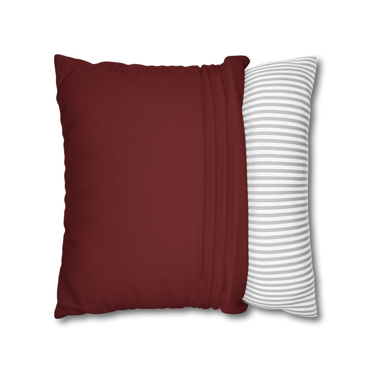 Ayubowan Mask Cushion Cover Maroon Sri Lankan Gift Pillowcase