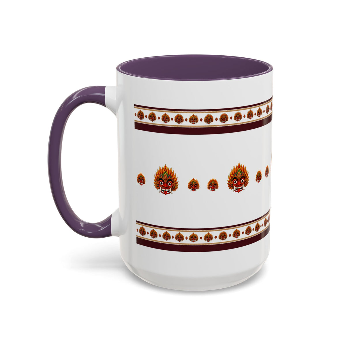 Raksha Mask Accent Coffee Mug Sri Lankan Design
