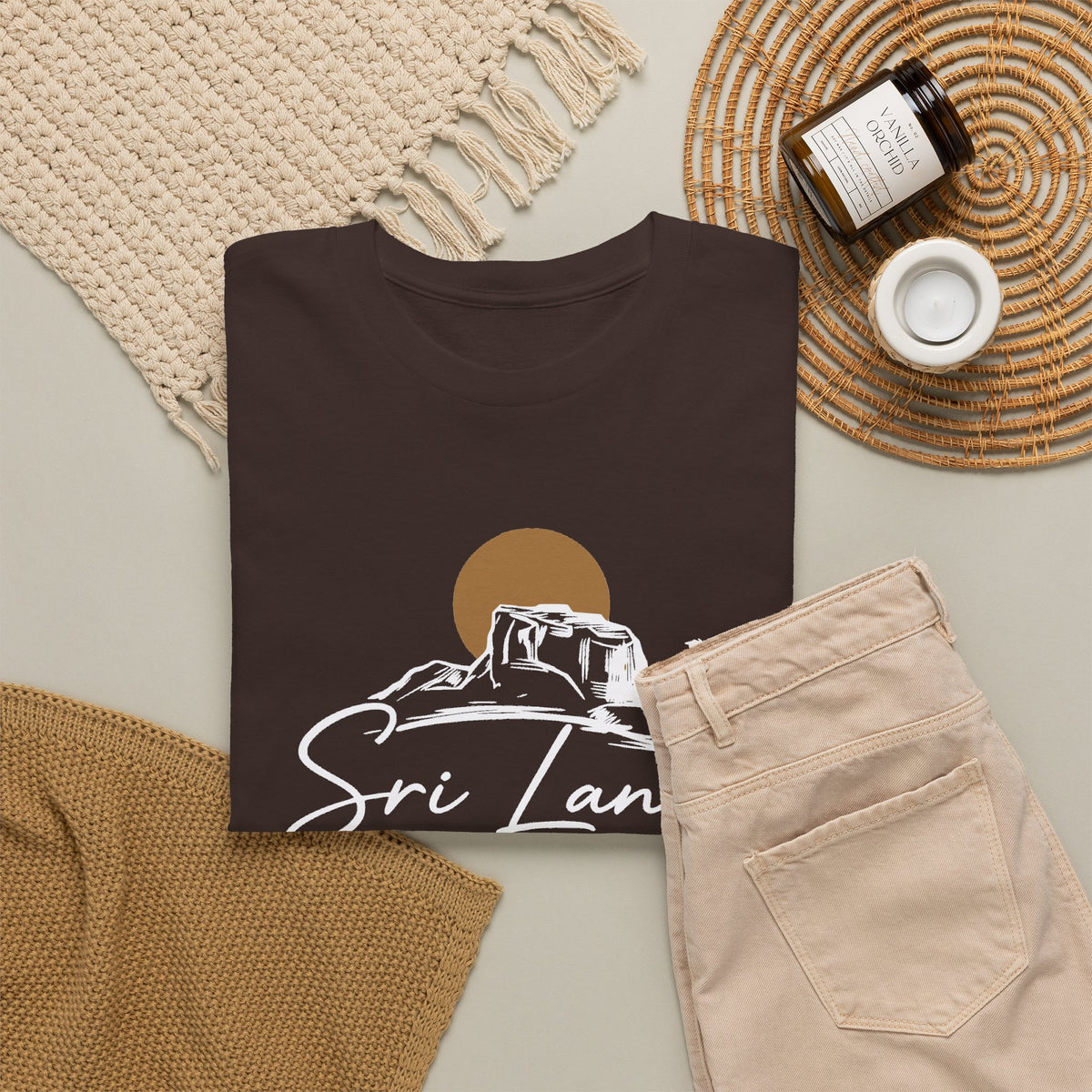 Sri Lanka Unisex T-Shirt  Coastal Travel Souvenir