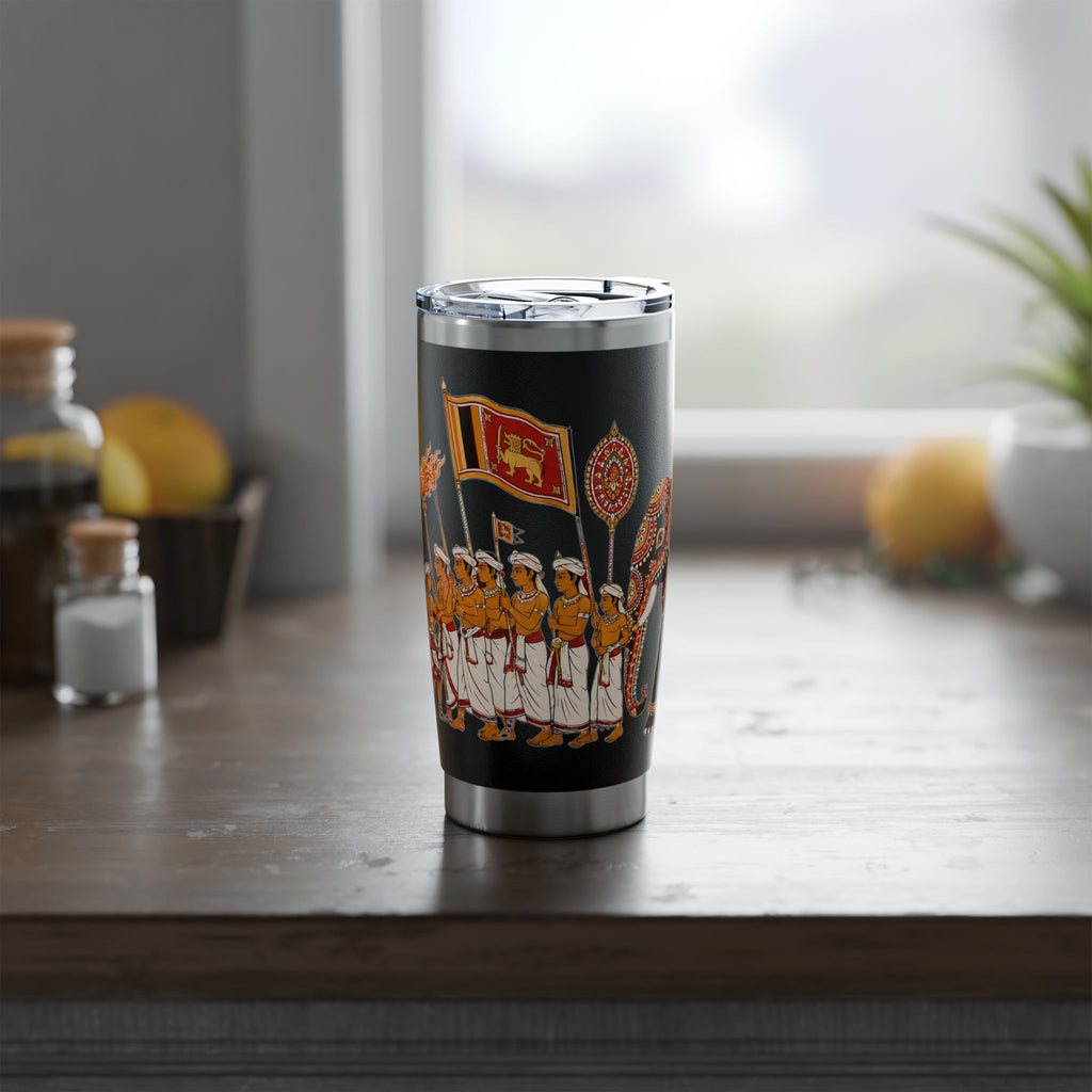 Sri Lanka Kandy Perahera Procession Tumbler 20oz | White