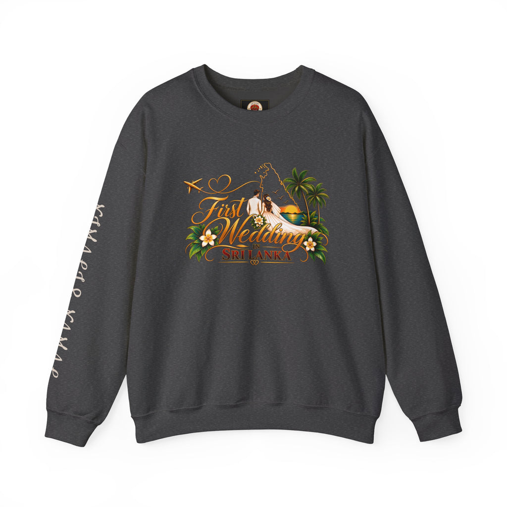 Personalized Sri Lanka Wedding Sweatshirt – Unisex Crewneck