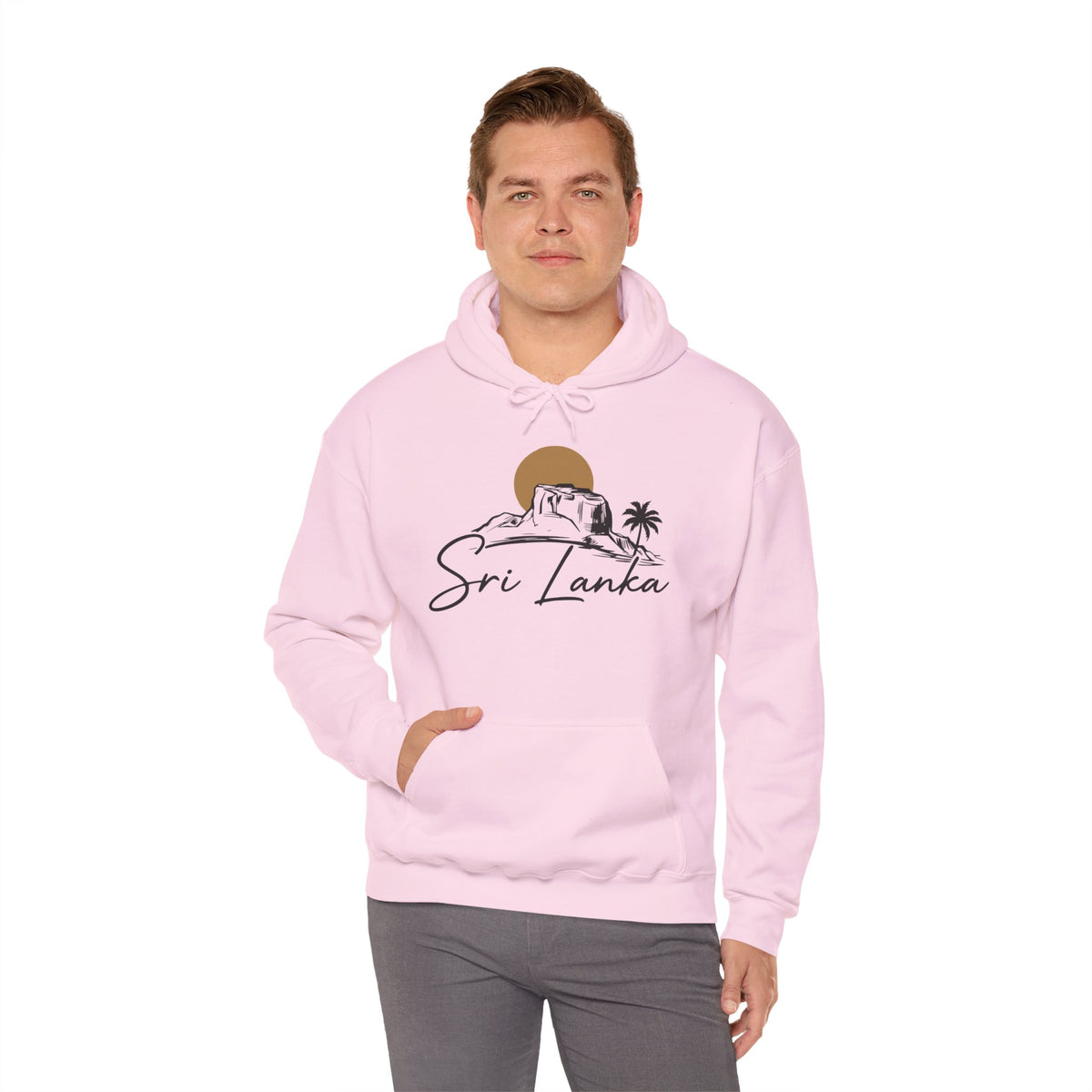 Sri Lanka Sunset Unisex Hoodie Palm Tree Beach Sweatshirt