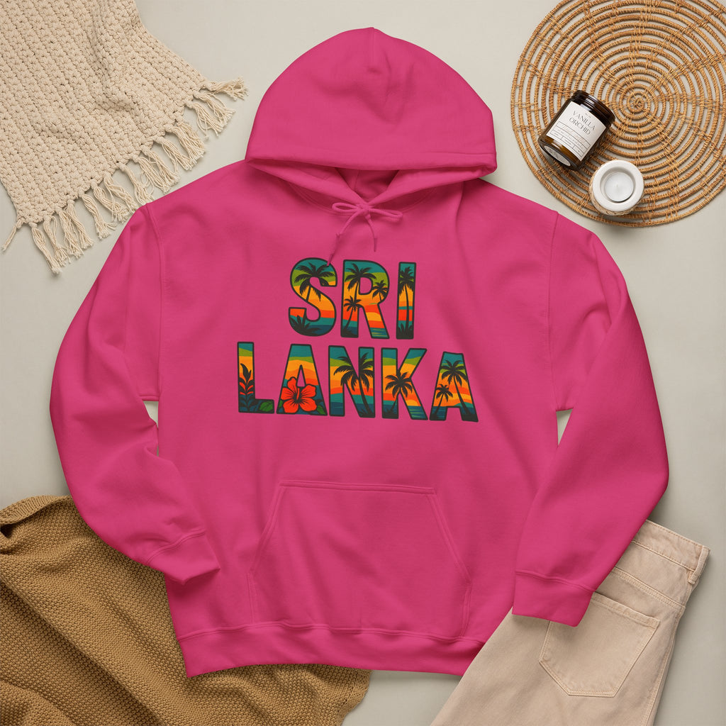Sri Lanka Tropical Graphic Hoodie | Unisex Heritage Gift