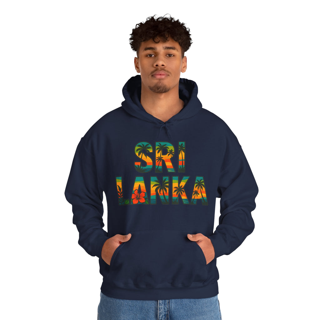 Sri Lanka Tropical Graphic Hoodie | Unisex Heritage Gift