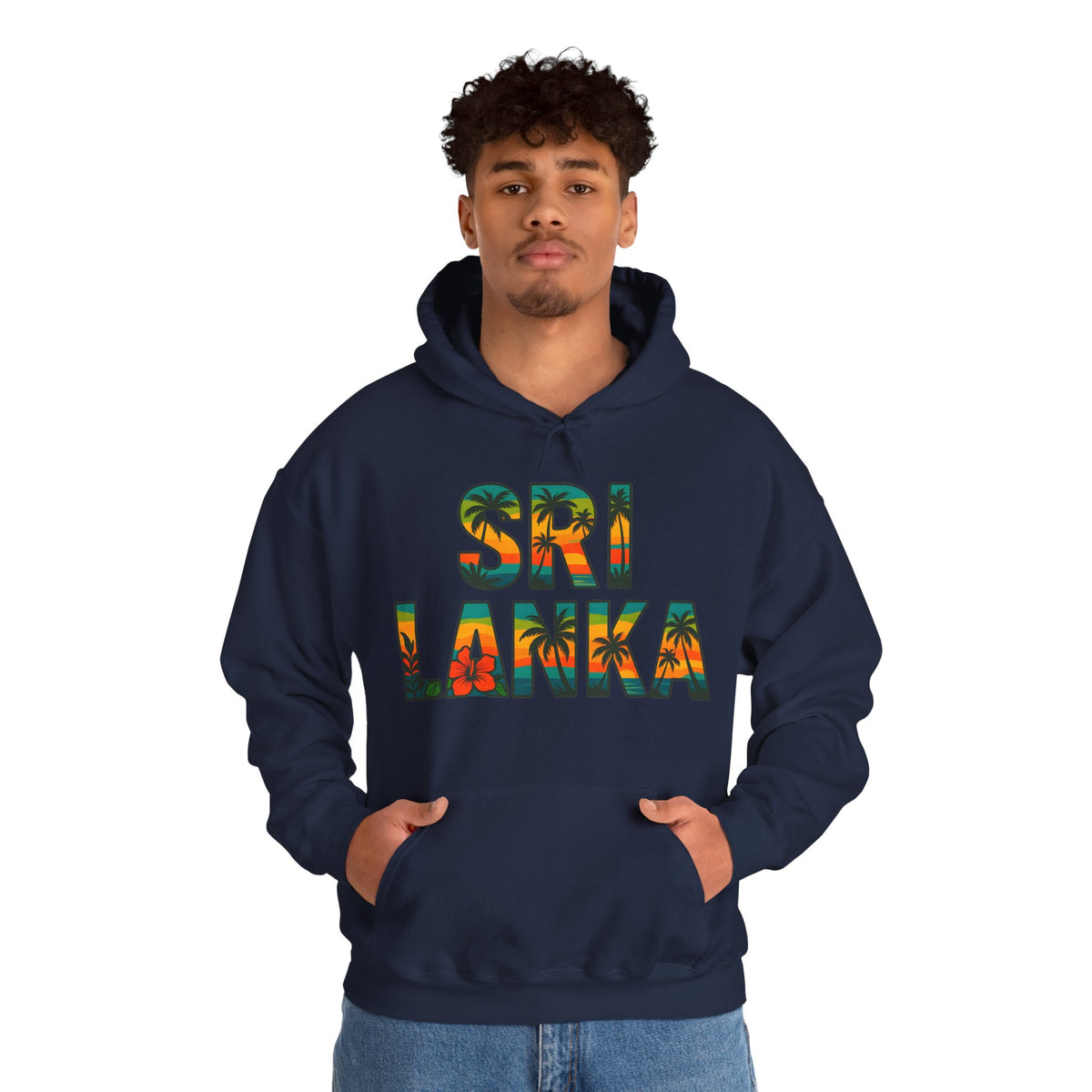 Sri Lanka Tropical Graphic Hoodie | Unisex Heritage Gift