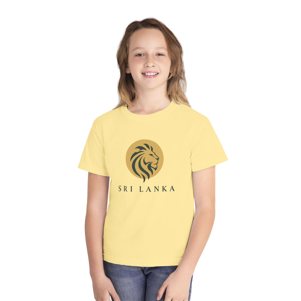 Sri Lanka Lion Kids’ T-Shirt | Garment-Dyed Cotton