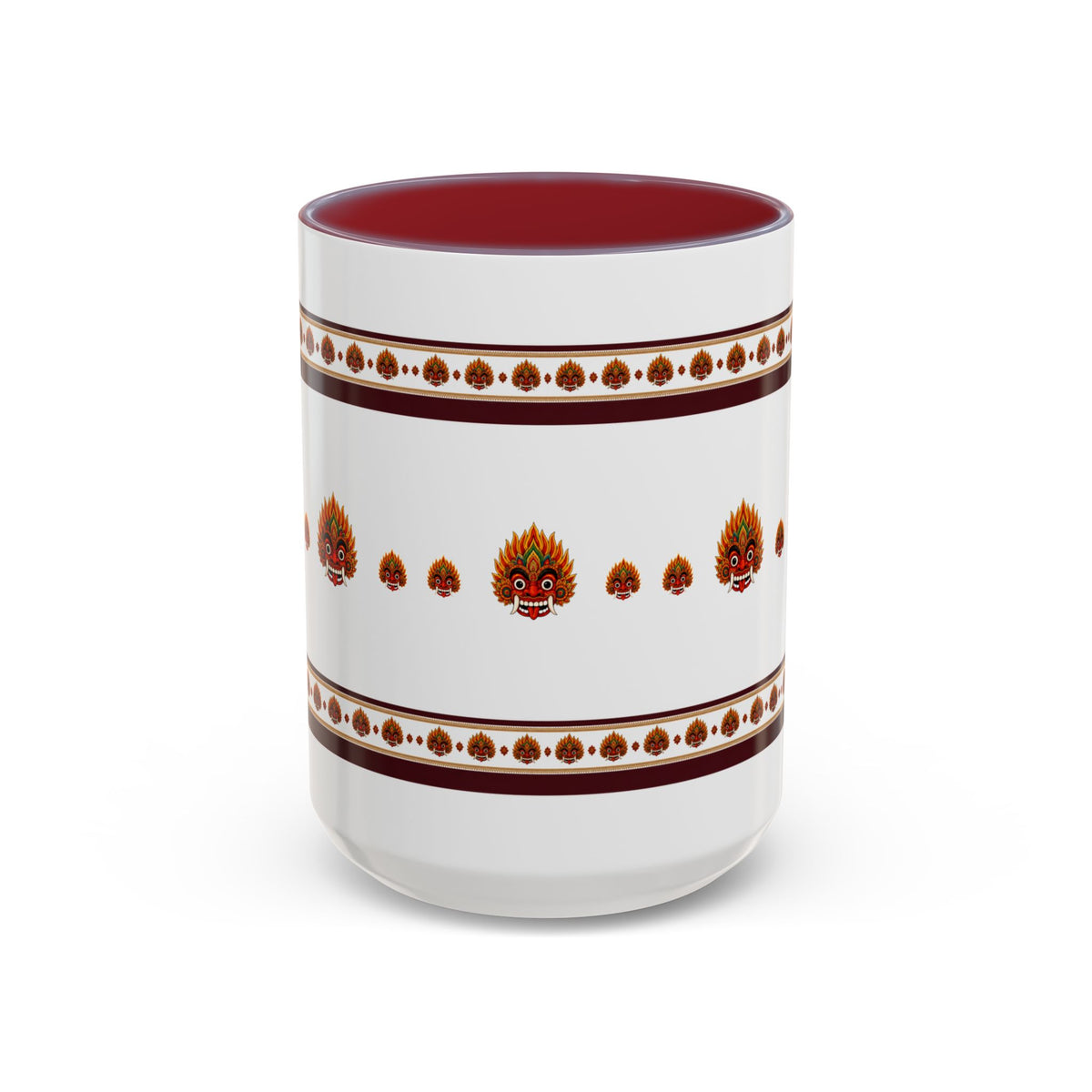 Raksha Mask Accent Coffee Mug Sri Lankan Design
