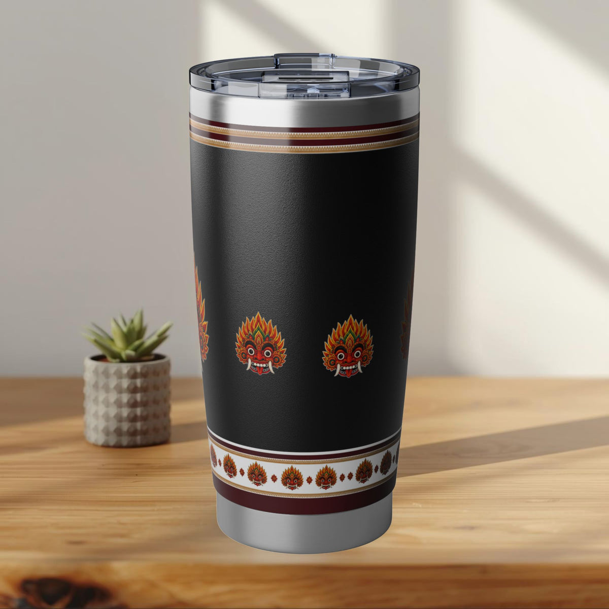 Raksha Guardian Tumbler Sri Lankan Devil Dance Mask