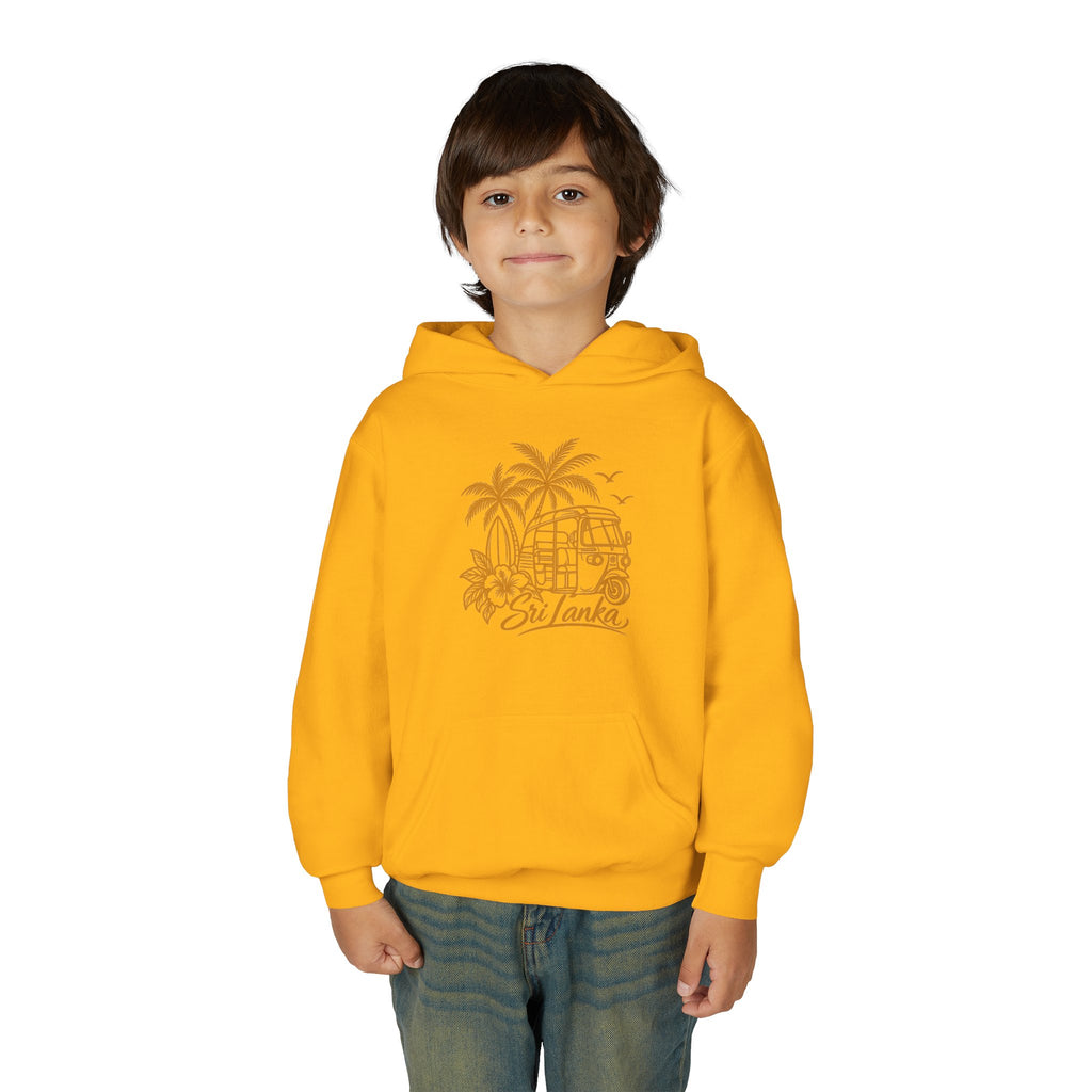 Sri Lanka Kids Hoodie Tropical Palm Tree Island Design