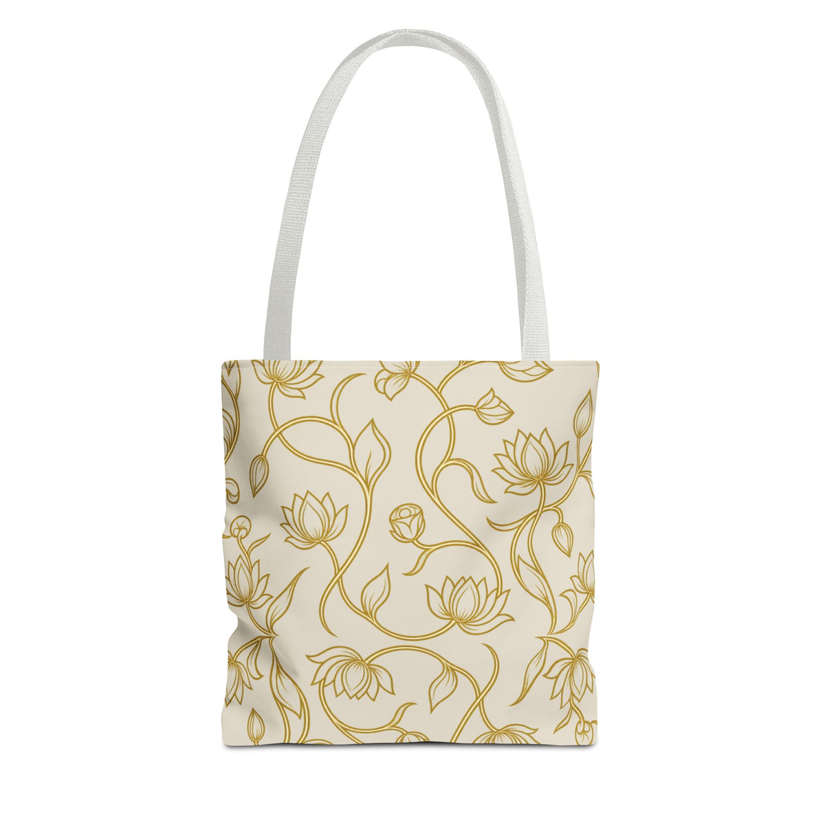 Ceylon Lotus Tote Bag Sri Lankan Temple Flower Canvas Shopper