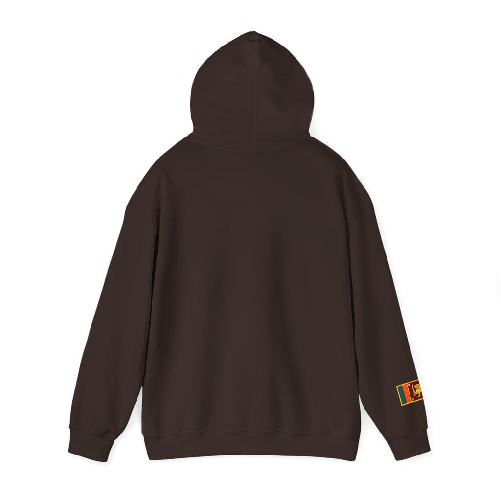 Sri Lanka Elephant Unisex Hoodie Gold Heritage Design