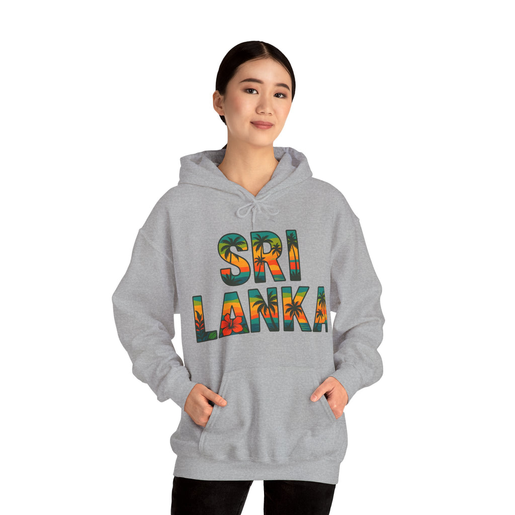Sri Lanka Tropical Graphic Hoodie | Unisex Heritage Gift
