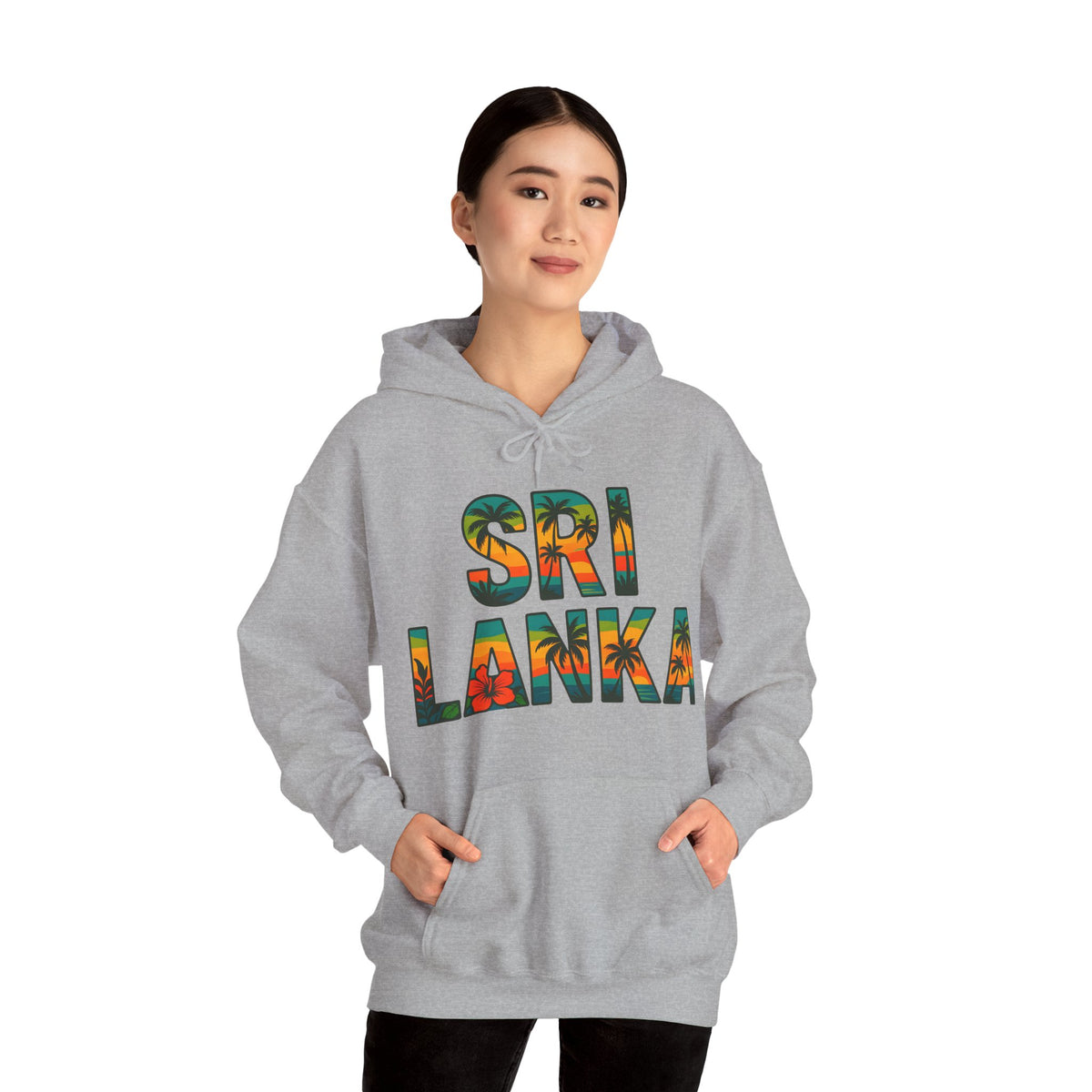 Sri Lanka Tropical Graphic Hoodie | Unisex Heritage Gift