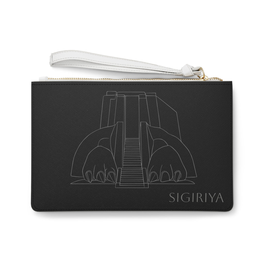 Sigiriya  Clutch Bag | Brown Lotus Wristlet
