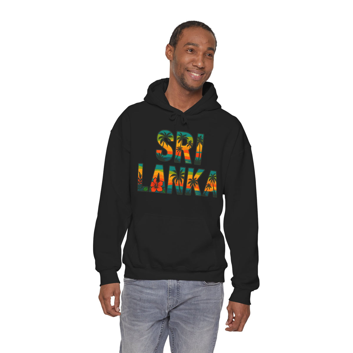 Sri Lanka Tropical Graphic Hoodie | Unisex Heritage Gift