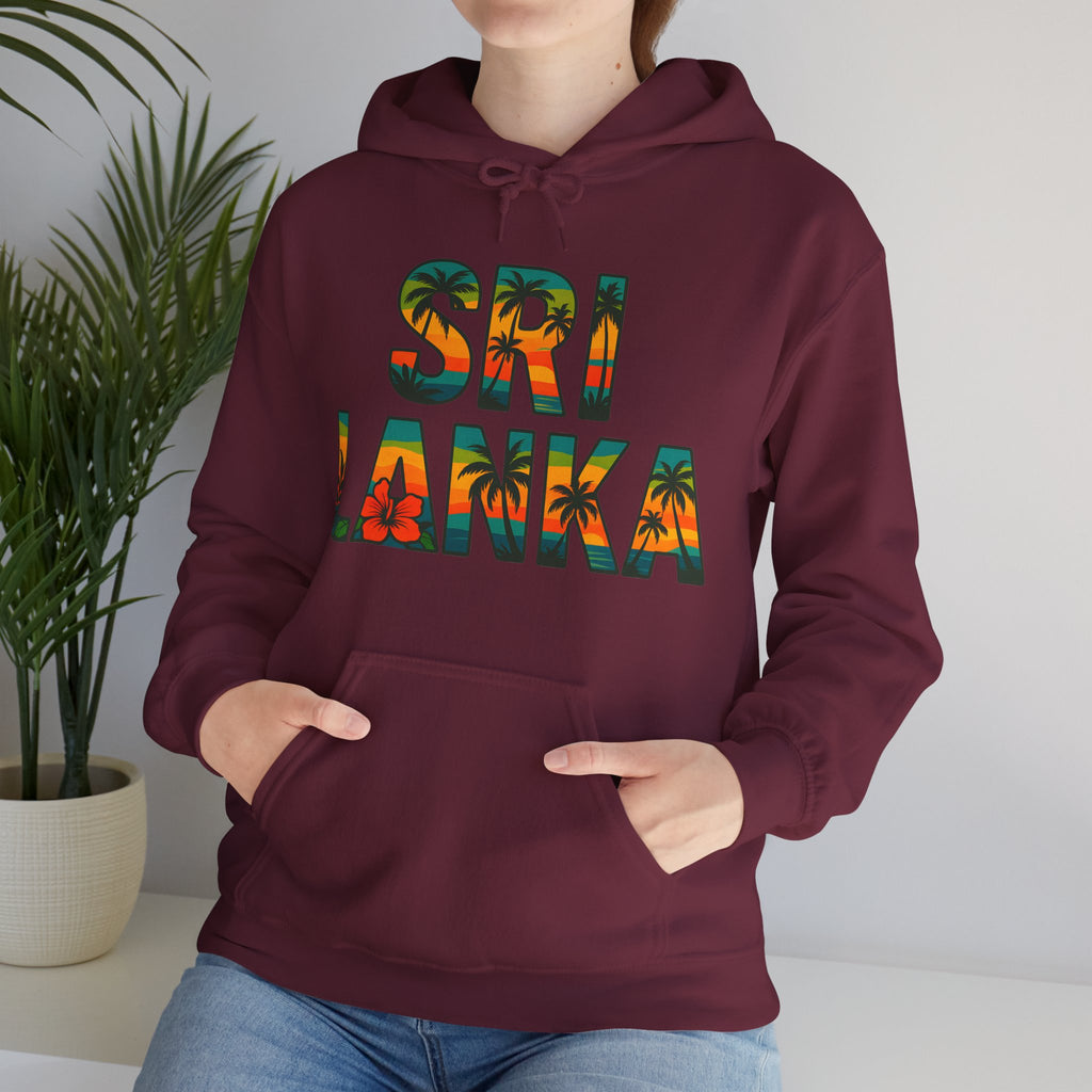 Sri Lanka Tropical Graphic Hoodie | Unisex Heritage Gift