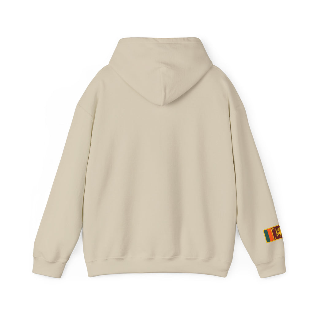 Sri Lanka Elephant Unisex Hoodie Gold Heritage Design