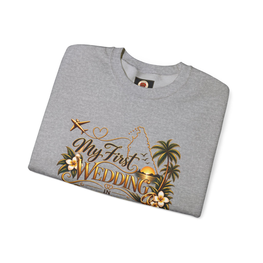 Personalized Sri Lanka Wedding Sweatshirt | Name on Right Sleeve