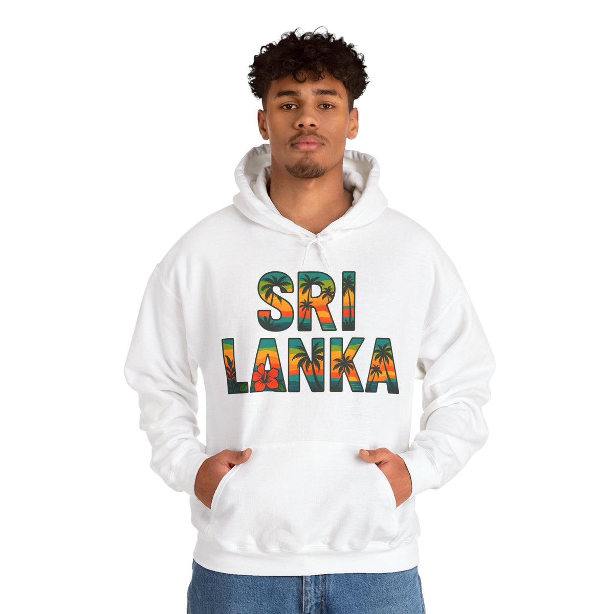 Sri Lanka Tropical Graphic Hoodie | Unisex Heritage Gift