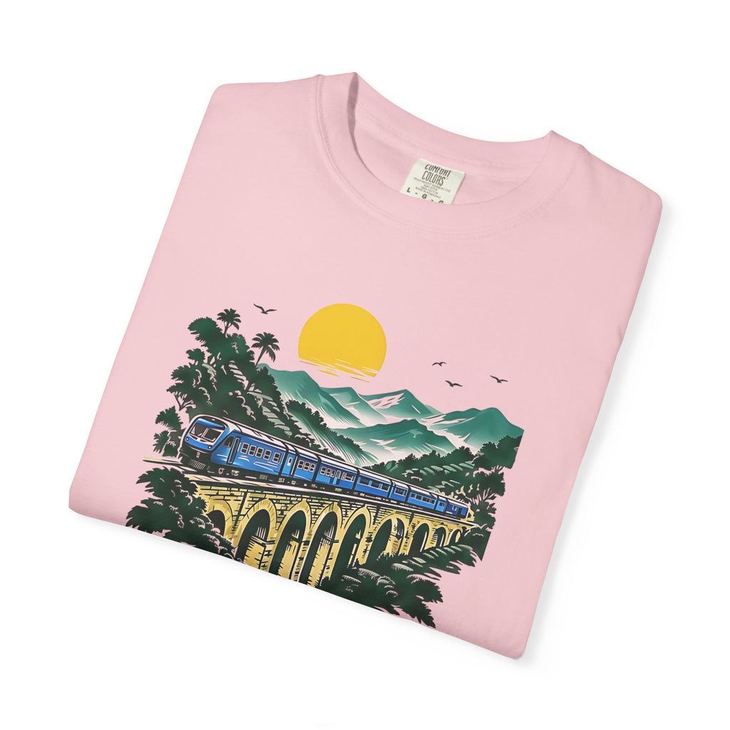 Sri Lanka Nine Arch Bridge Unisex T-Shirt Vintage Railway Tee