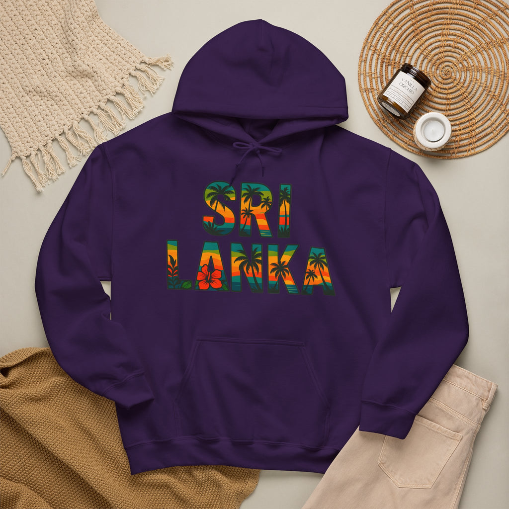 Sri Lanka Tropical Graphic Hoodie | Unisex Heritage Gift