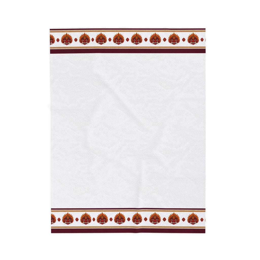 Raksha Mask Blanket Velveteen Plush