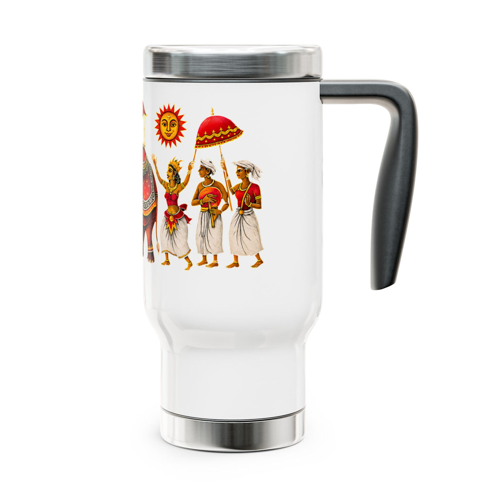 Kandy Esala Perahera Travel Mug | Sri Lankan Heritage Gift