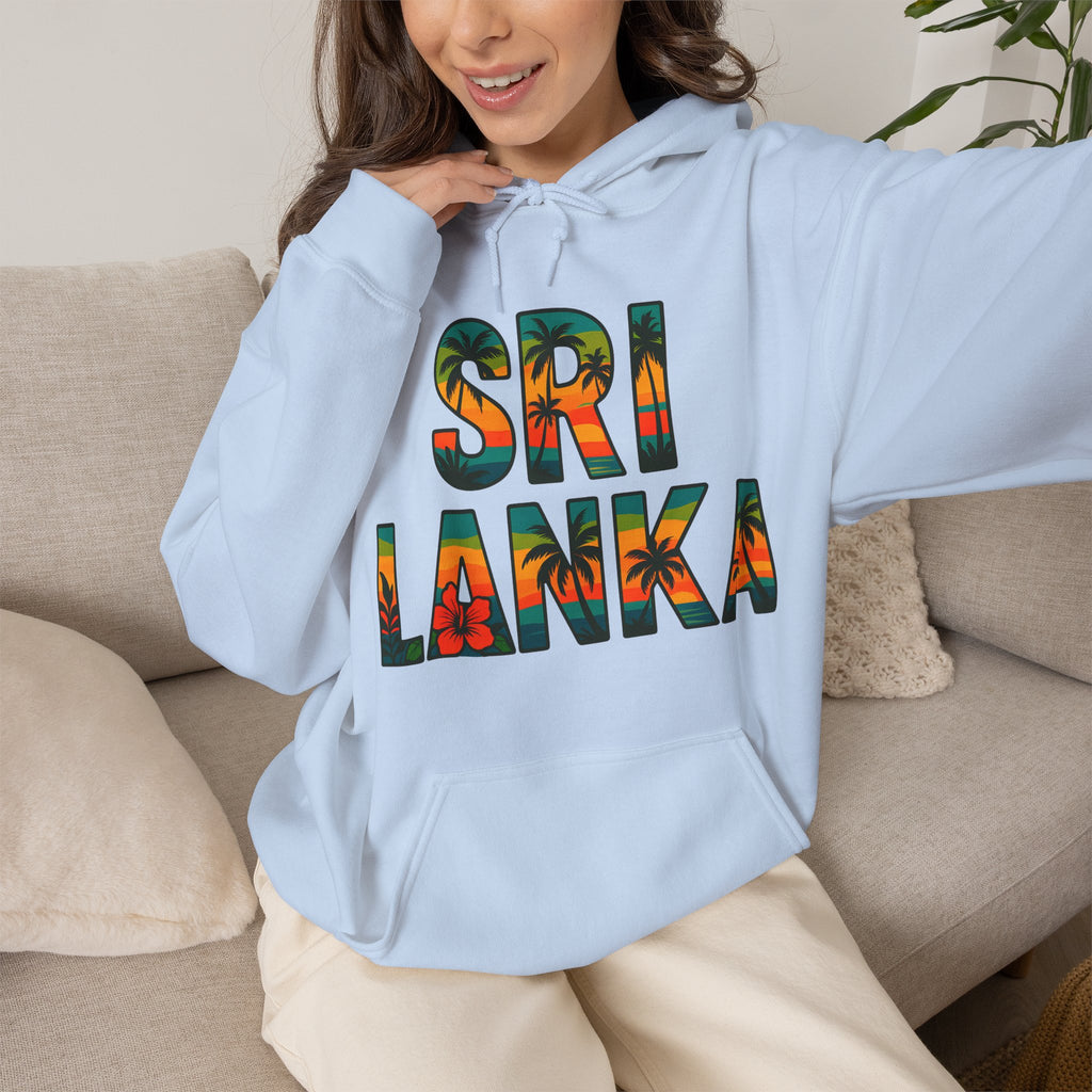 Sri Lanka Tropical Graphic Hoodie | Unisex Heritage Gift