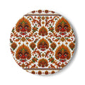 Sri Lanka Raksha Mask Ceramic Coaster  Kolam Devil Dance Pattern