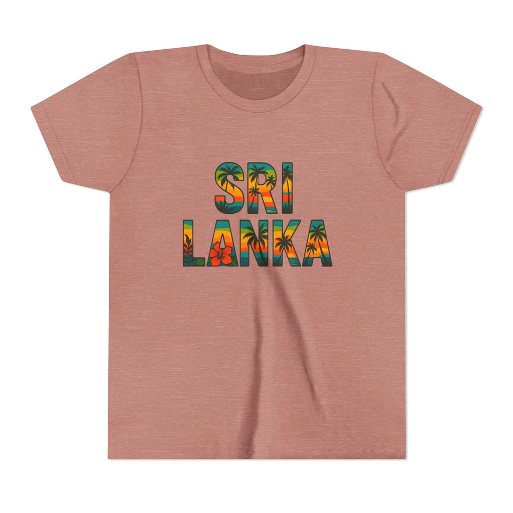 Sri Lanka Tropical Youth T-Shirt | Kids’ Heritage Gift