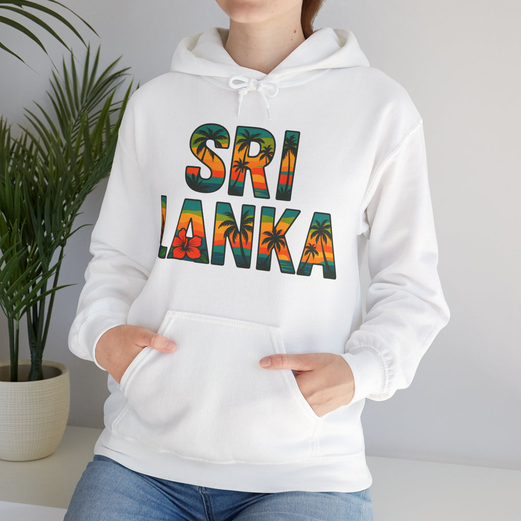 Sri Lanka Tropical Graphic Hoodie | Unisex Heritage Gift