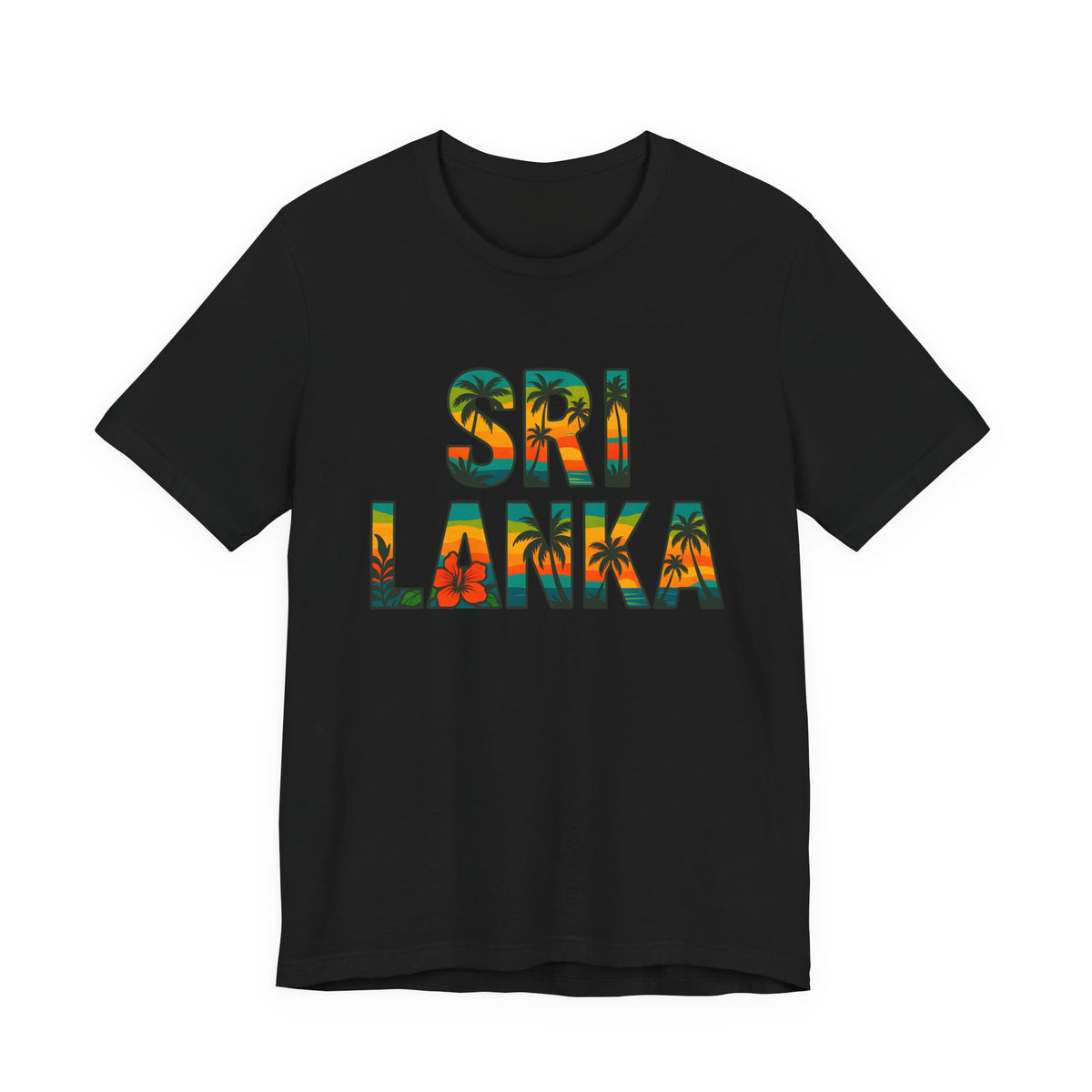 Sri Lanka Tropical Graphic T-Shirt | Unisex Heritage Gift