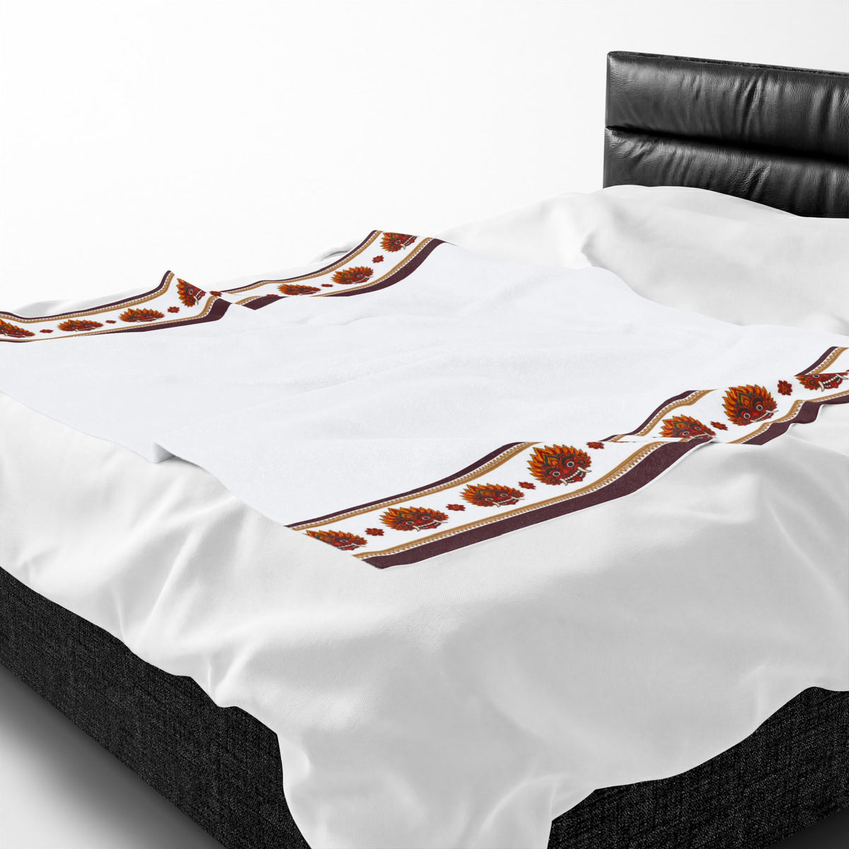Raksha Mask Blanket Velveteen Plush