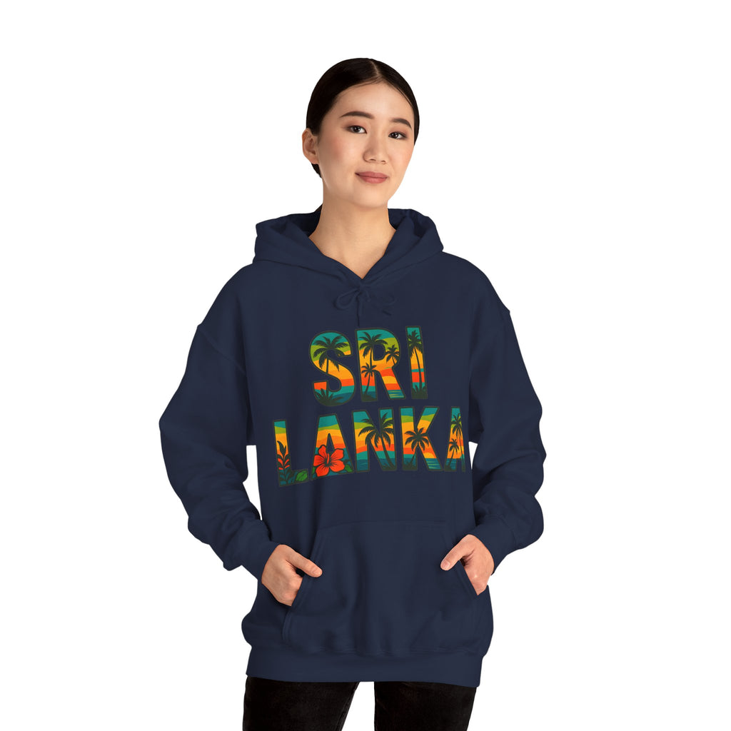 Sri Lanka Tropical Graphic Hoodie | Unisex Heritage Gift