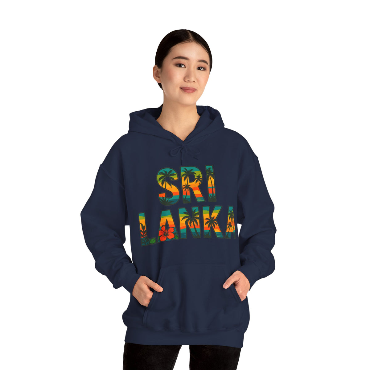 Sri Lanka Tropical Graphic Hoodie | Unisex Heritage Gift