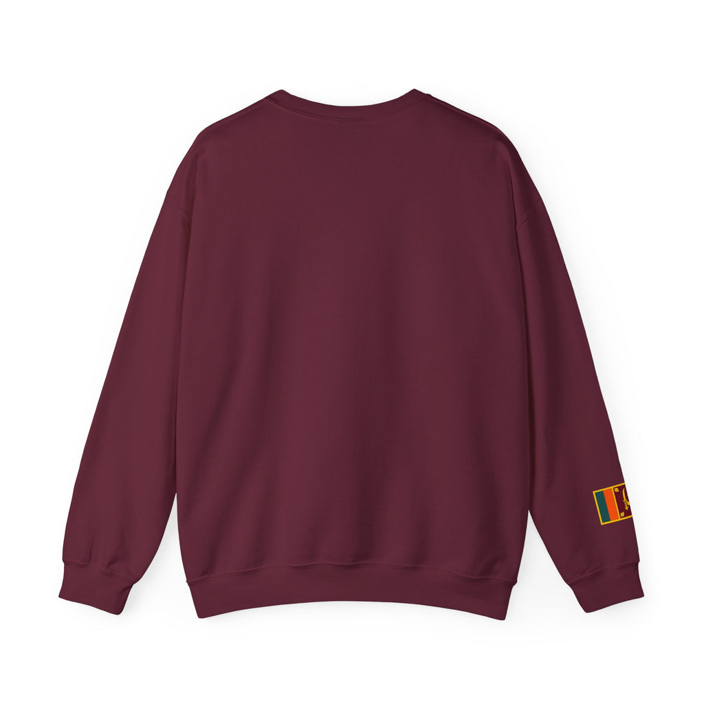 Sri Lanka Surf Crewneck Sweatshirt - Watercolor Stilt Fisherman Graphic