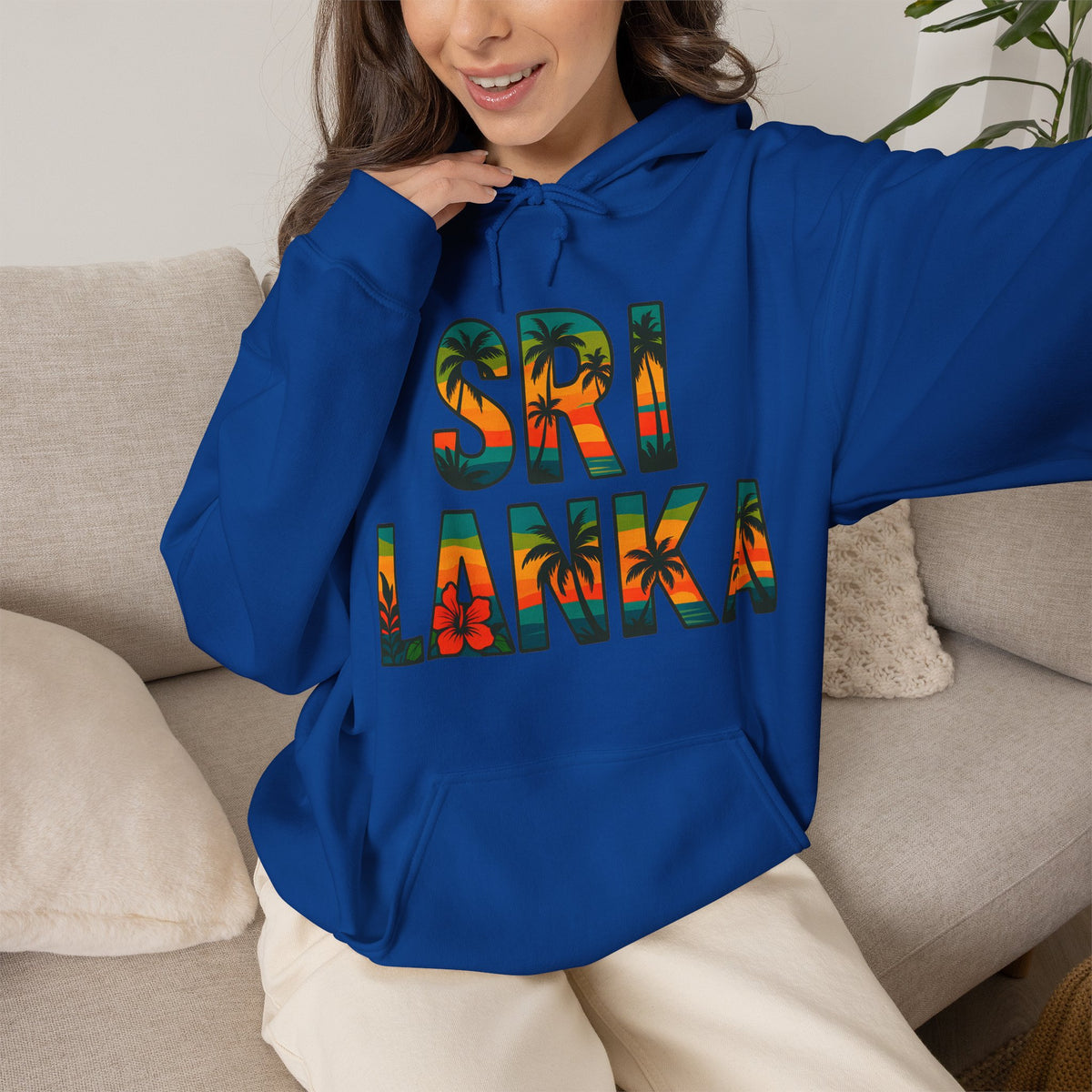 Sri Lanka Tropical Graphic Hoodie | Unisex Heritage Gift